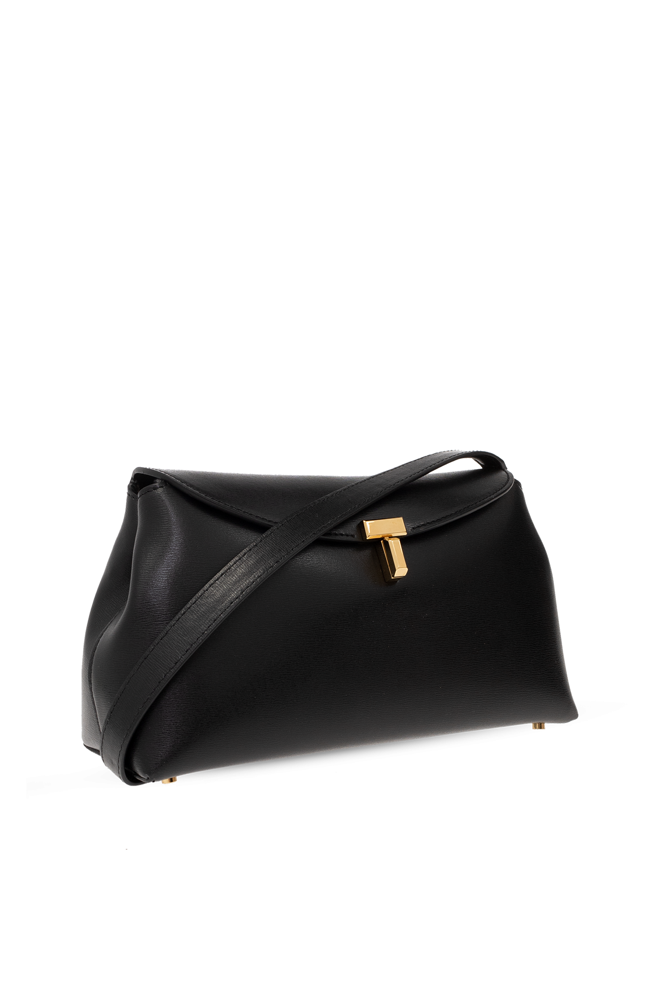 ショルダーバッグ・ポシェット TOTEME Woman Shoulder bag Black 252WAL0082LE0004 001 TOTEME Belt Hobo Shoulder Bag | Black | FARFETCH